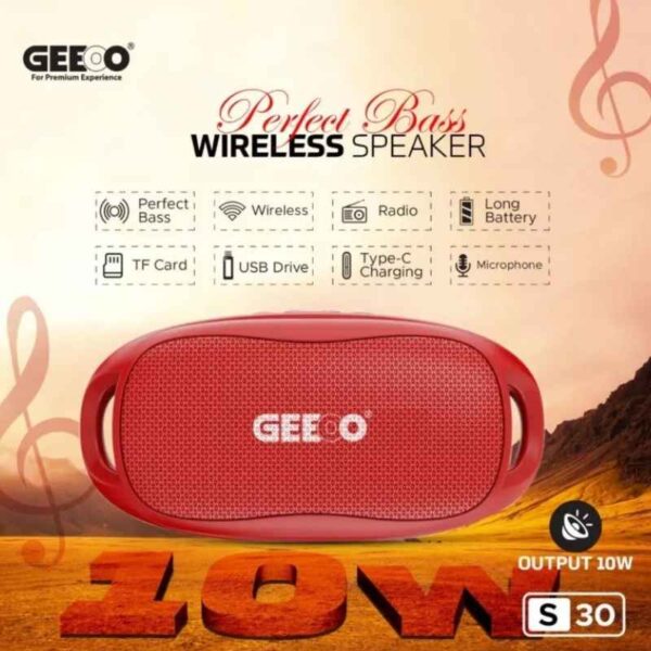 GEEOO S30 Wireless Bluetooth Speaker